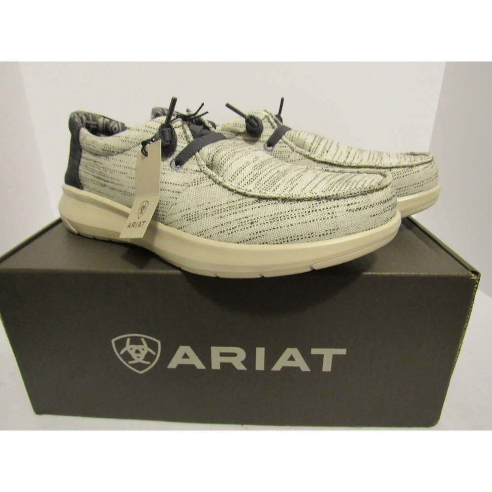 Ariat Hilo Mens Loafers Heathered White Dark Denim 10050951 Size 8.5 D Medium